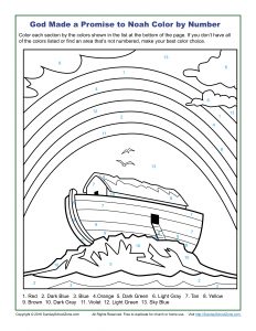 Color By Number Coloring Pages On Sunday School Zone 232x300 Color By Number Coloring Pages On Sunday School Zone