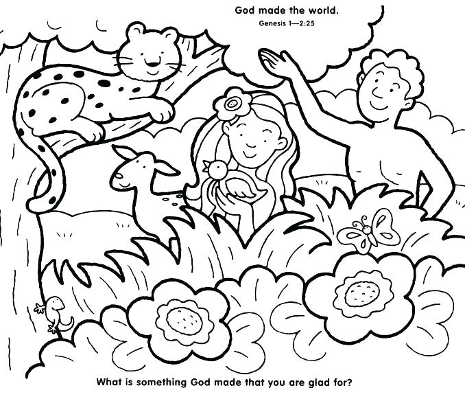 Creation Of The World Coloring Pages at GetColorings.com | Free ...