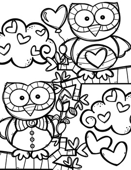 270x350 Free Valentine Coloring Pages {Made By Creative Clips Clipart} Tpt