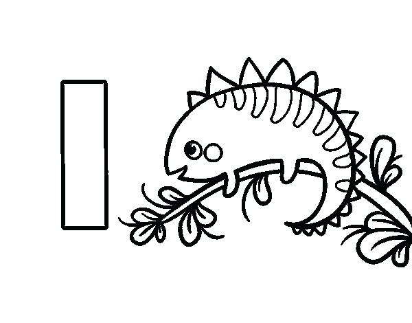 600x470 Creative Cuties Iguana Coloring Page Adorable Creative Cuties
