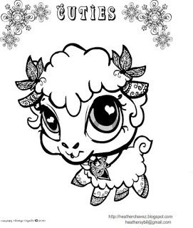 271x320 Creative Cuties Lamb Coloing Page Coloring
