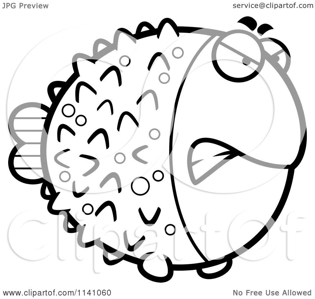 1080x1024 Creative Cuties Coloring Pages Sketch Page Blowfish