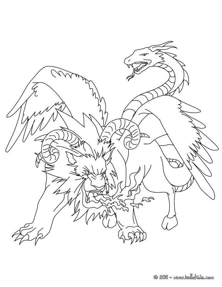 Mythological Creatures Coloring Pages Download And Print For Free 736x951 Mythological Creatures Coloring Pages Download And Print For Free