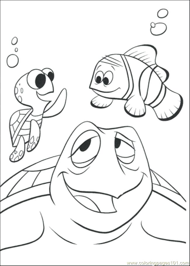 Finding Nemo Coloring Pages Finding Color Pages Finding Nemo 650x912 Finding Nemo Coloring Pages Finding Color Pages Finding Nemo