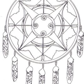 268x268 Creek Indian Coloring Page Kids Drawing And Coloring Pages