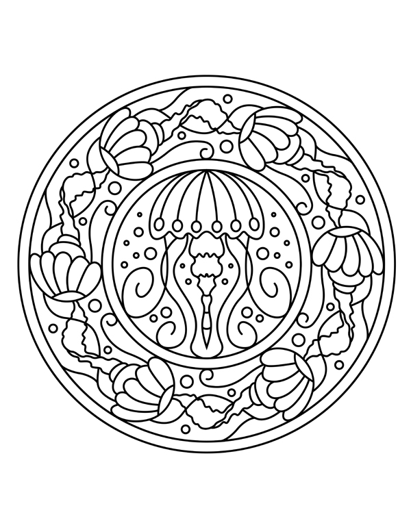 600x777 Adult Coloring Pages