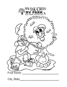 236x306 Coloring Pages Pin Oak Creek Rv Park