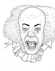 Pennywise The Clown Coloring Pages 231x300 Pennywise The Clown Coloring Pages