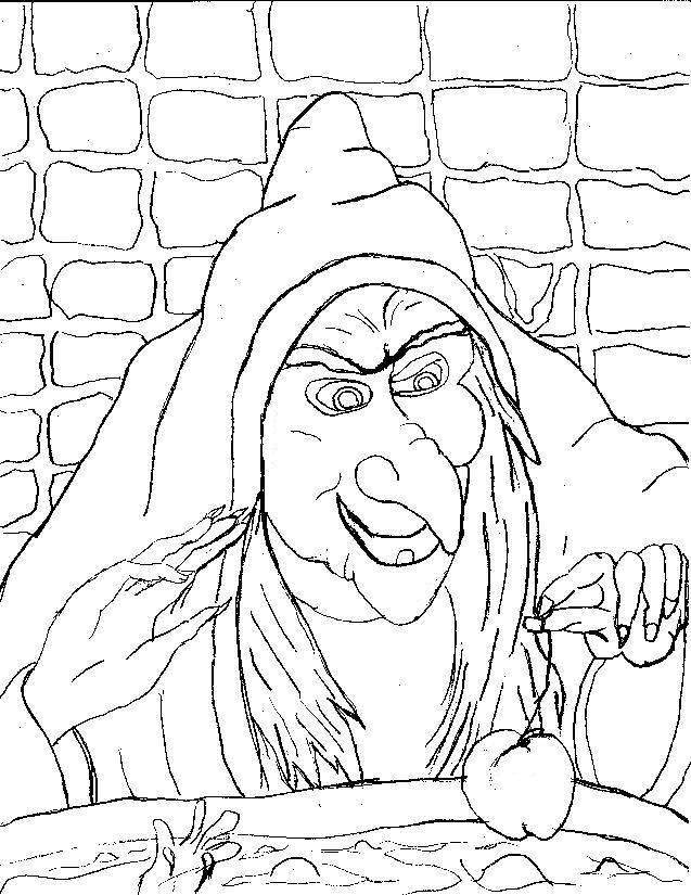 Scary Halloween Coloring Pages Scary Halloween Witch Coloring 637x825 Scary Halloween Coloring Pages Scary Halloween Witch Coloring