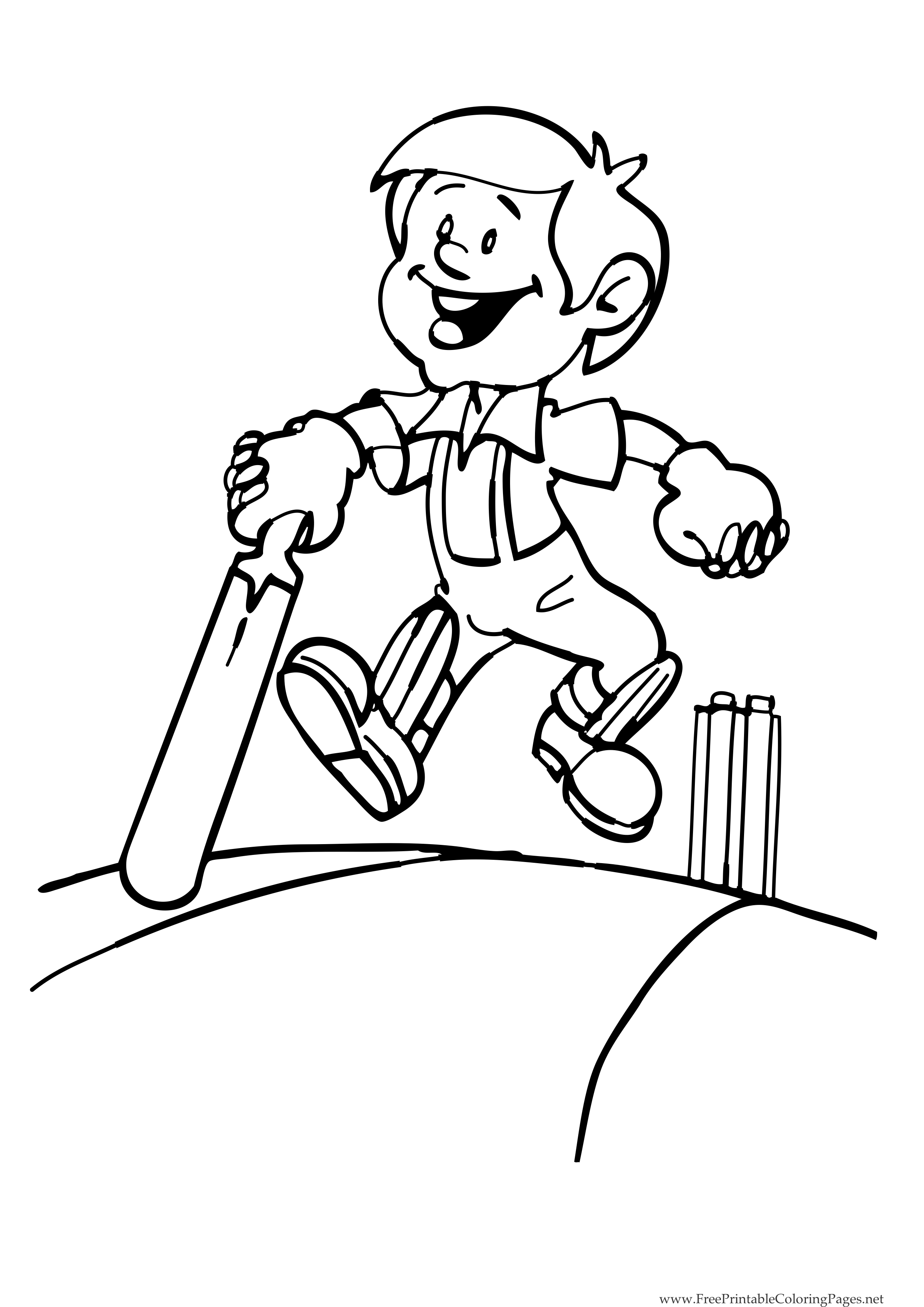Cricket Sport Coloring Pages 2480x3507 Cricket Sport Coloring Pages