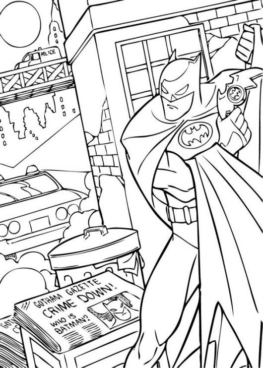 12 Best Coloring Pages (Batman) Images On Coloring 530x742 12 Best Coloring Pages (Batman) Images On Coloring
