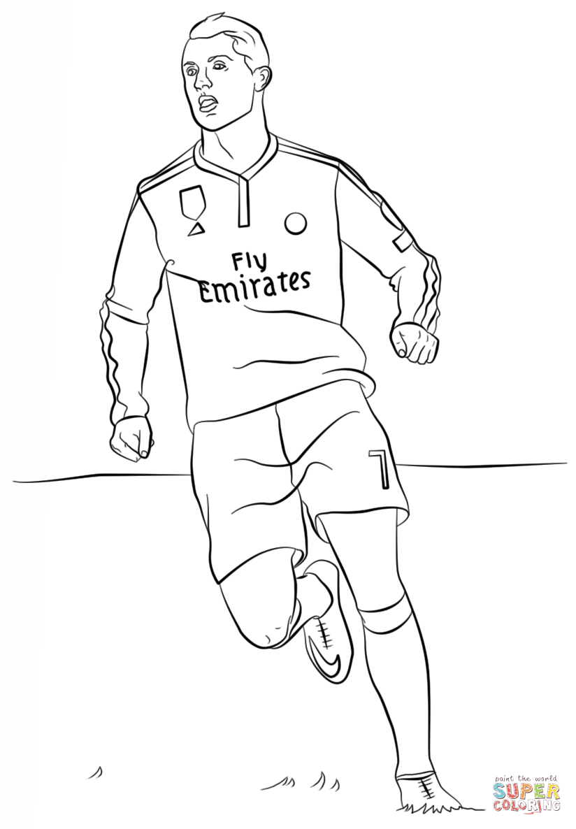 824x1186 Cristiano Ronaldo Coloring Pages Aryan Cristiano