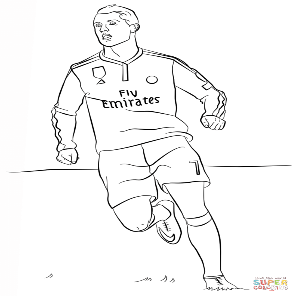 Cristiano Ronaldo Coloring Pages at GetColorings.com | Free printable ...