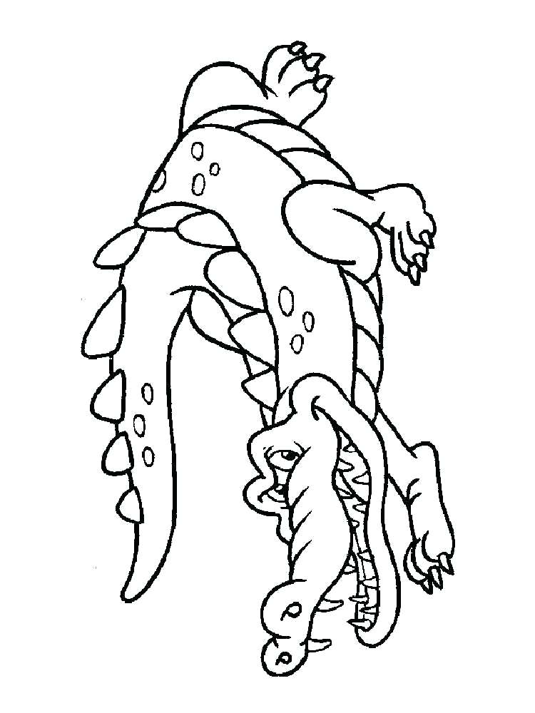750x1000 Crocodile Coloring Page Impair.co