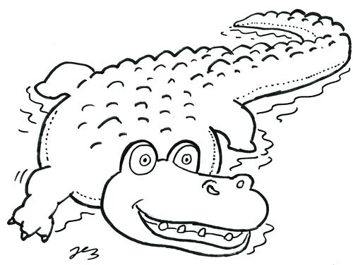 Crocodile Coloring Pages For Kids at GetColorings.com | Free printable ...