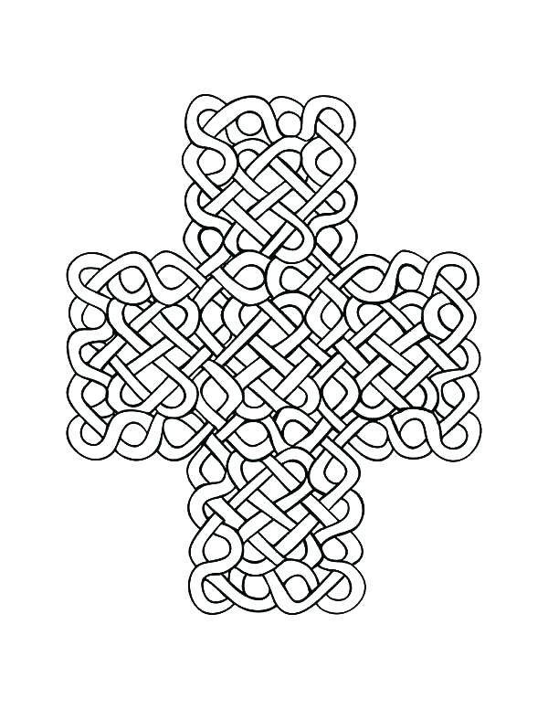600x776 Cross Coloring Pages Cross Coloring Page Marvelous Printable Cross