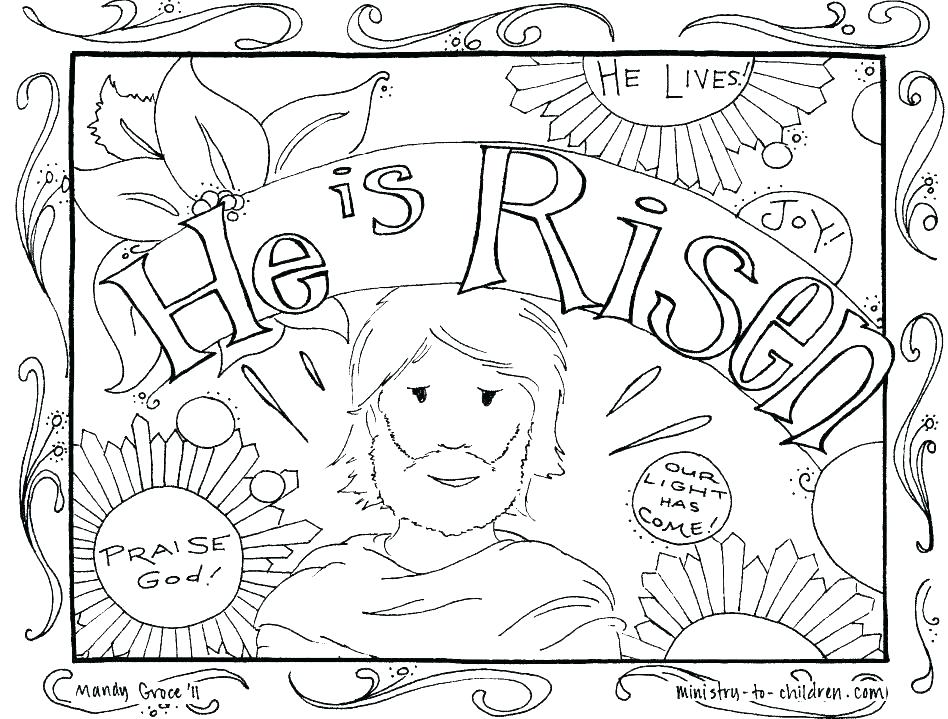 948x719 Cross Coloring Pages Free