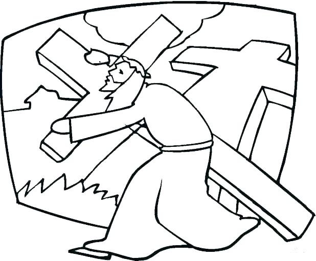 Cross Coloring Pages To Print Shippa.co 618x512 Cross Coloring Pages To Print Shippa.co