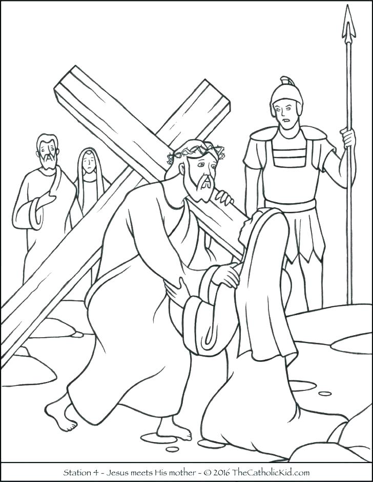 Stations Of The Cross Printable Printable Cross Coloring Pages 728x942 Stations Of The Cross Printable Printable Cross Coloring Pages