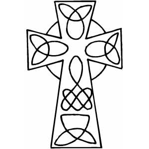 Cross Coloring Pages To Print