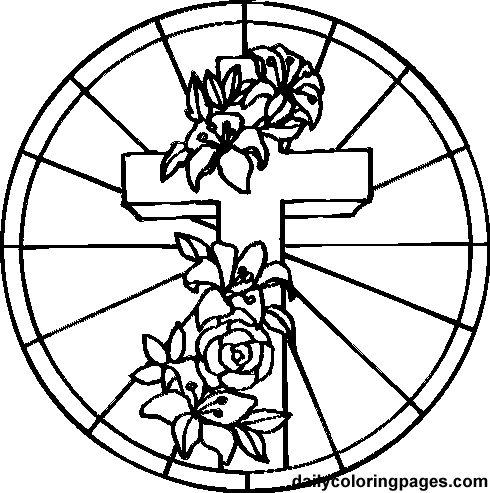 Coloring Pictures Of Crosses Coloring Easter 490x493 Coloring Pictures Of Crosses Coloring Easter