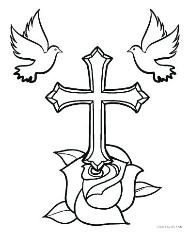 Cross Coloring Page Cross Coloring Page Stations Of The Cross 390x480 Cross Coloring Page Cross Coloring Page Stations Of The Cross
