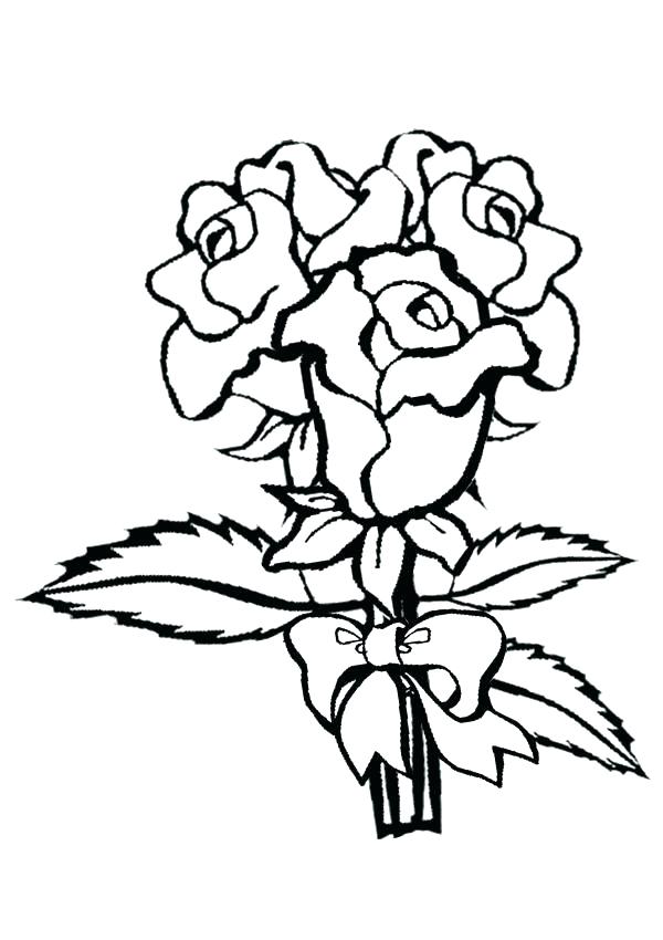 Cross With Roses Coloring Pages at GetColorings.com | Free printable ...