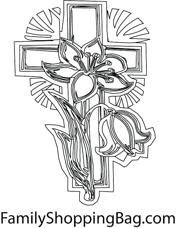 571x739 Free Printable Cross With Wings Coloring Pages Page Color Share