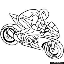 Crotch Rocket Coloring Pages