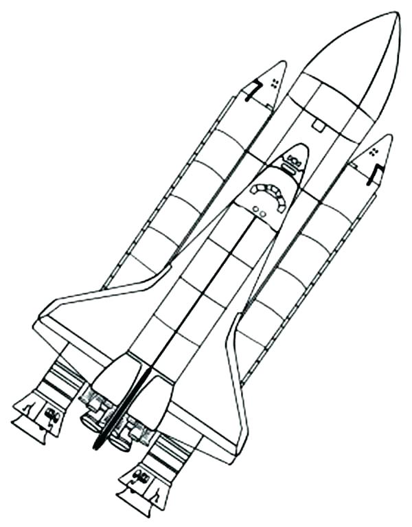600x767 Rocket Coloring Pages