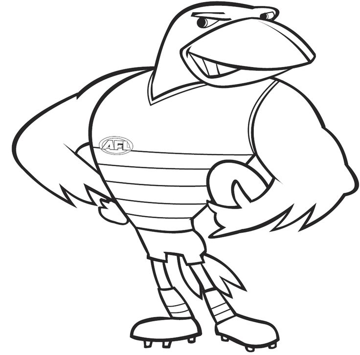 736x726 Afl Coloring Pages Free Color Bros