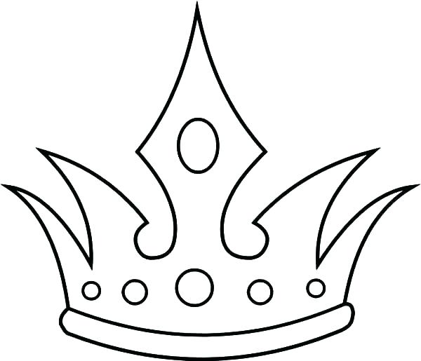 600x515 Princess Crown Coloring Pages Printable Princess Crown Coloring