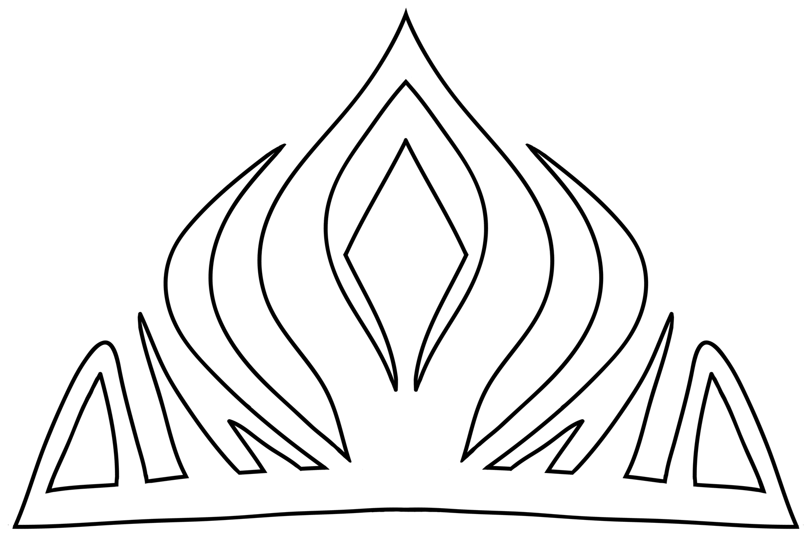 1650x1102 Crown Coloring Pages Get Bubbles
