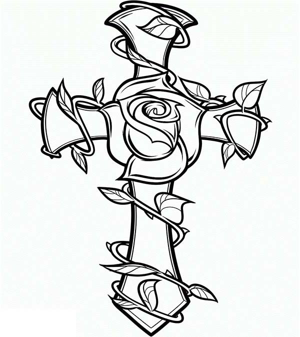 Cross Coloring Pages 600x673 Cross Coloring Pages