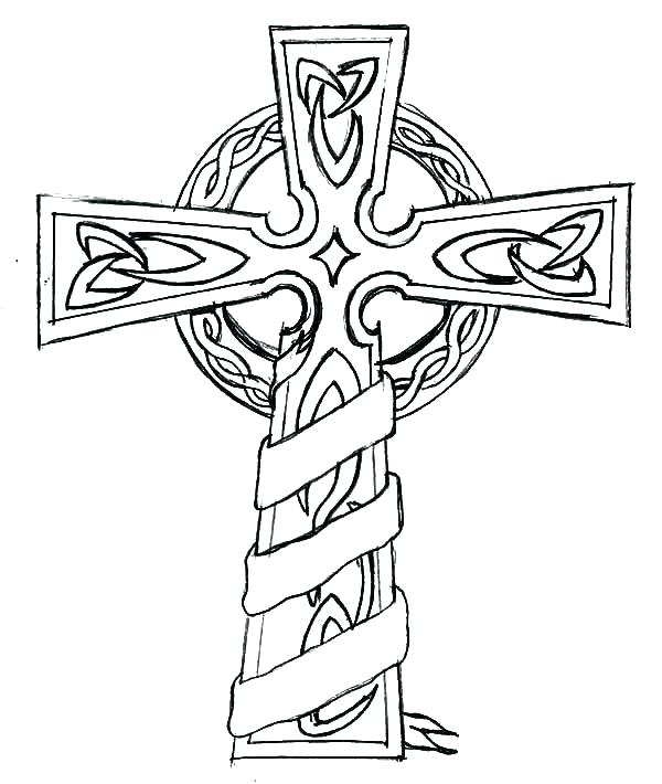 Free Cross Coloring Pages Impair.co 600x710 Free Cross Coloring Pages Impair.co