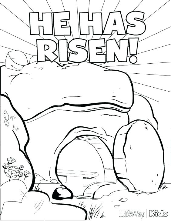 564x729 Resurrection Coloring Pages Jesus Crucifixion Pictures Colouring