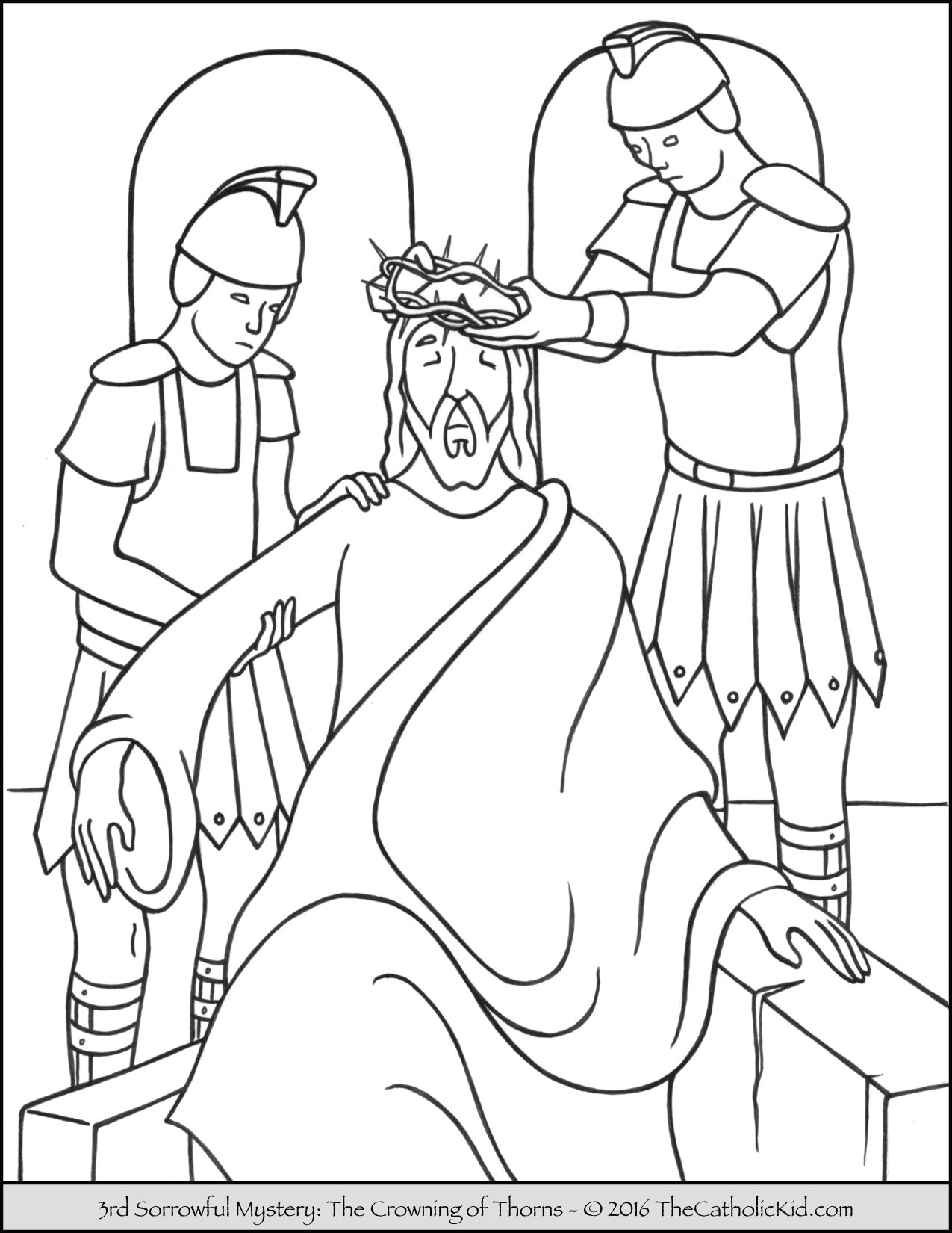 1275x1650 Sorrowful Mysteries Coloring Pages The Catholic Kid Pleasing