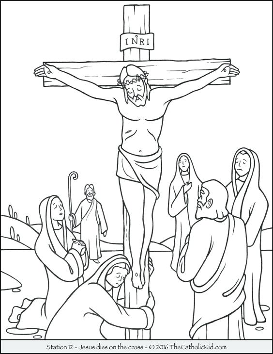 564x730 Crucifixion Coloring Pages Coloring Pages Died On The Cross