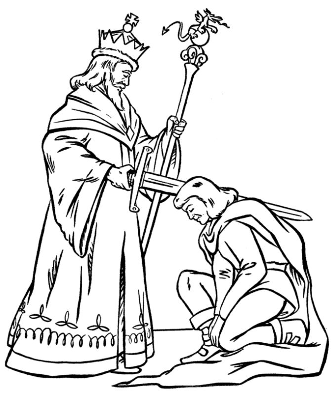 Crusader Coloring Pages