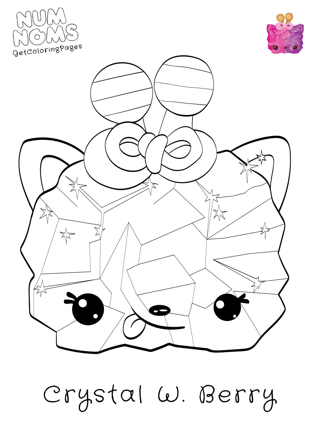 1024x1400 Num Noms Coloring Pages Crystal Wildberry Candy