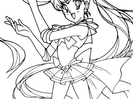440x330 Sailor Moon Coloring Book Also Sailor Moon Coloring Pages Coloring