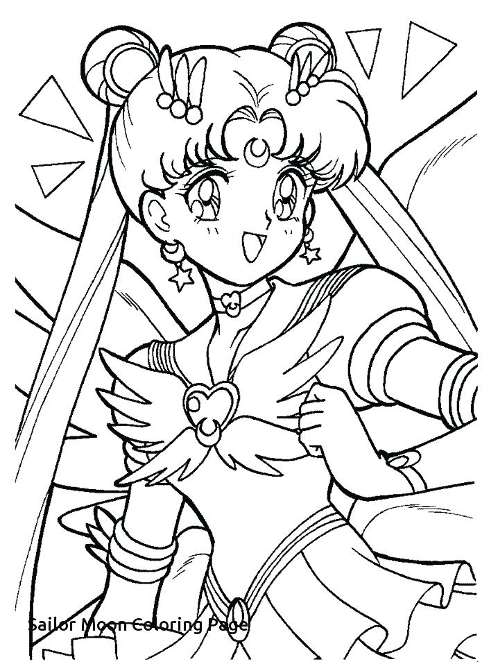 718x957 Sailor Moon Coloring Page Sailor Moon Printable Coloring Pages