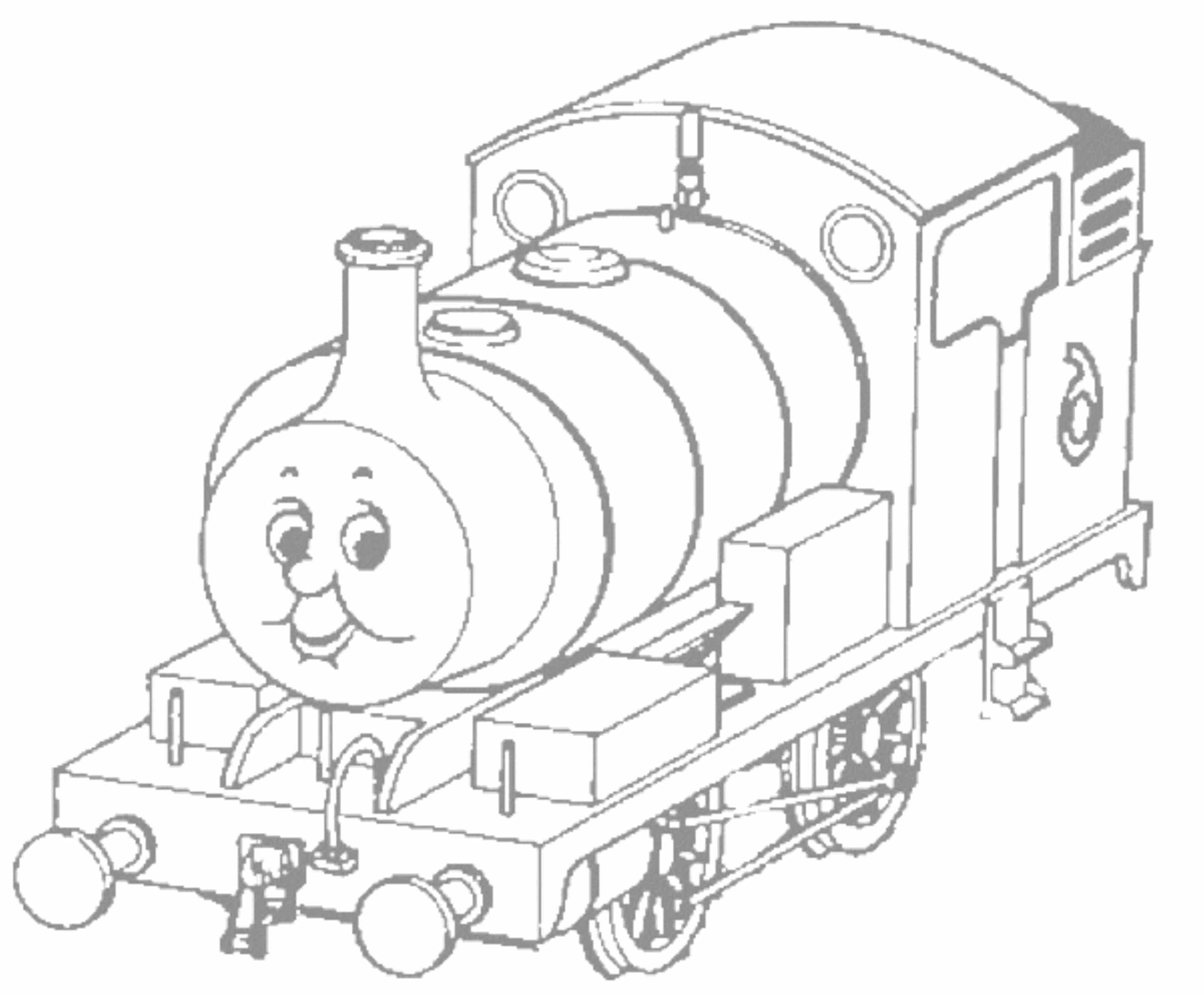 Free Printable Steam Train Coloring Pages