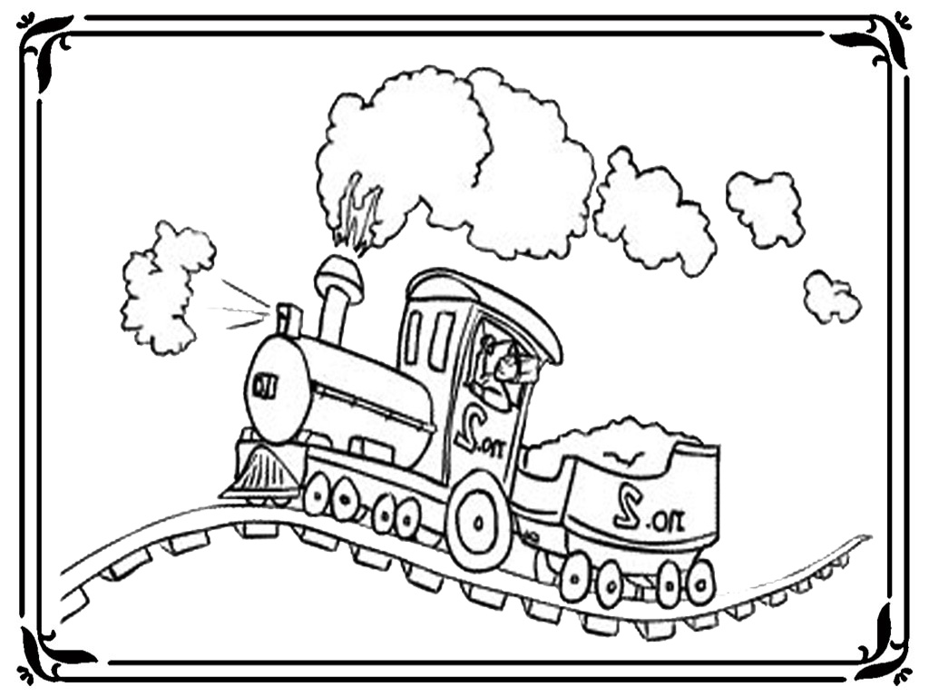 Santa Fe Train Coloring Pages Coloring Pages