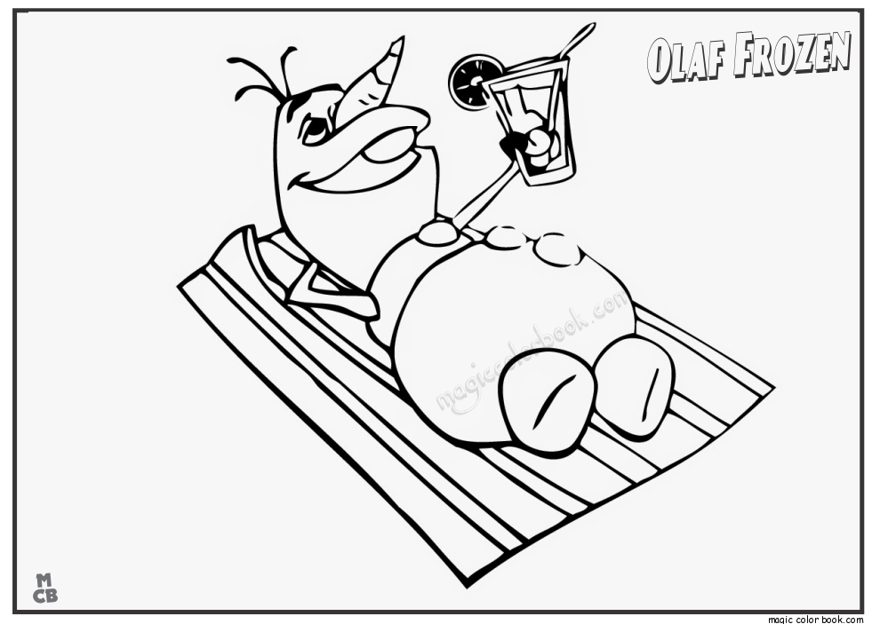 Olaf Frozen Coloring Pages 07 990x703 Olaf Frozen Coloring Pages 07