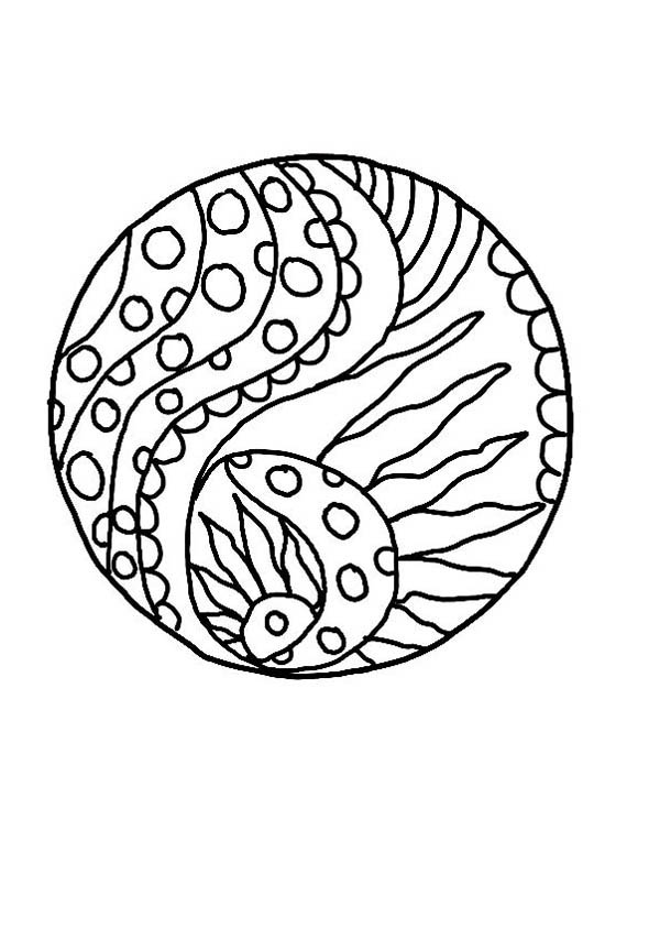 Stained Glass Mosaic Coloring Page 600x844 Stained Glass Mosaic Coloring Page