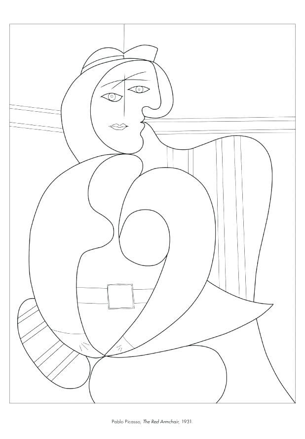 618x888 Pablo Picasso Coloring Pages The Frog Coloring Page Excellent Free