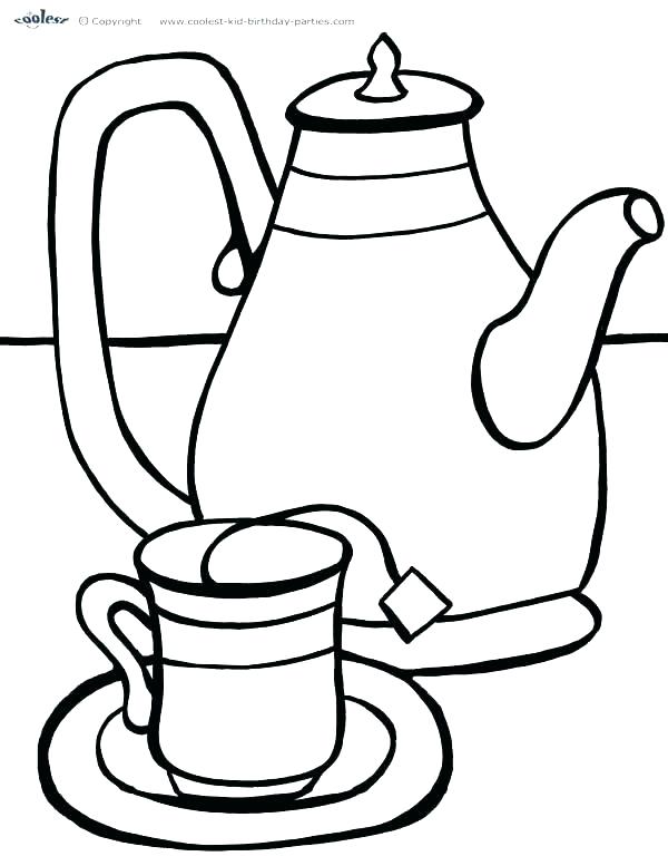 Cup Coloring Pages Tea Cup Coloring Page Pages Teapot Print 600x777 Cup Coloring Pages Tea Cup Coloring Page Pages Teapot Print