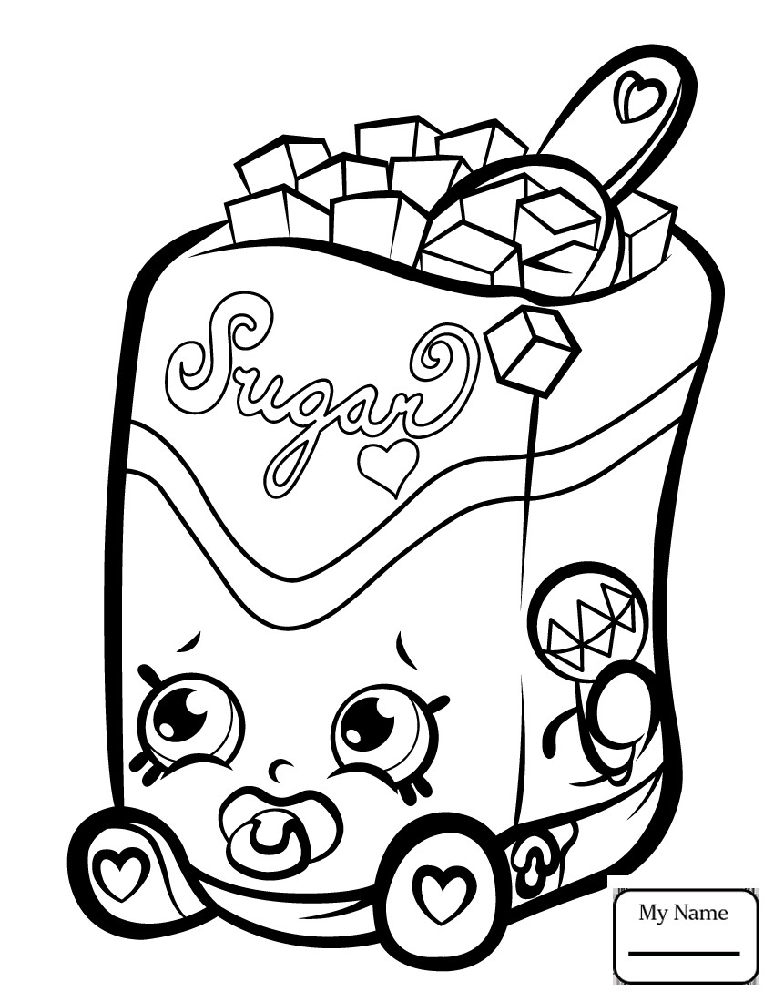 850x1100 Cupcake Queen Shopkin Toys And Dolls Coloring Pages For Kids