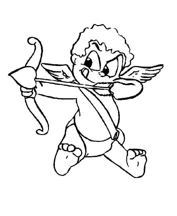 600x733 Cupid Coloring Pages Cupid Aim Falling In Love Couple Coloring